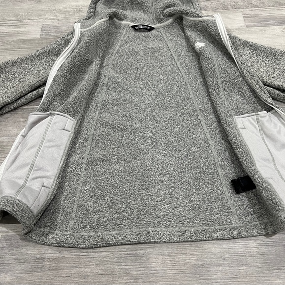 The North Face Fleece Full‎ Zip Hoodie Jacket (Women's Small) Gray - Picture 6 of 13